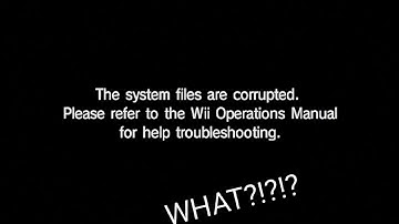 Wii "System files are corrupted" Speedrun @SHADYD3MON