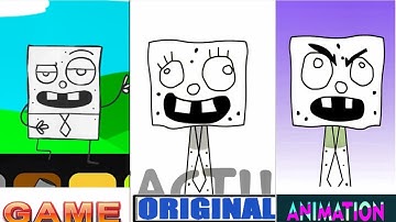 My NEW! Sprunki OC: DoodleBob (From SpongeBob) | Game vs Original vs Animation