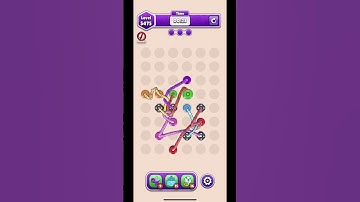 Twisted tangle level 5475 final part #shorts