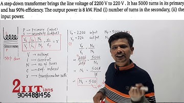Alternating Current Q77 Class XII Nootan Physics Numericals