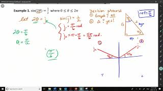 Solving Double Angle Trig Equations