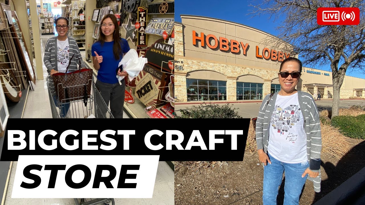Hobby Lobby Texas Biggest Craft Store Pinay in ATX YouTube