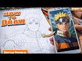 How to draw Naruto uzumaki || anyone can draw Naruto #easy follow-along tutorial #@Uzumakiline 