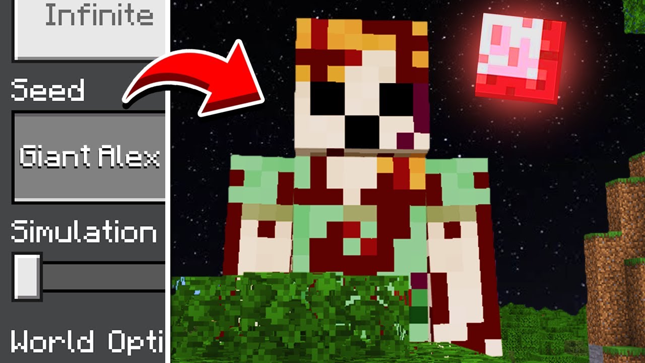 NEVER Play GIANT ALEX Seed in Minecraft *SCARY* - YouTube