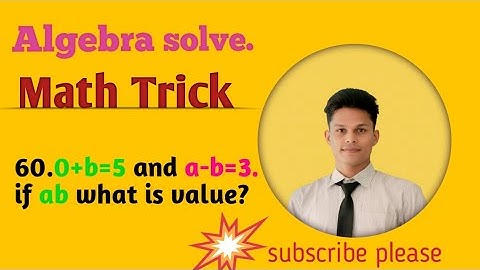 Algebra Solve  Math Tricks 2026 #foryou #algebra #mathtricks #education 