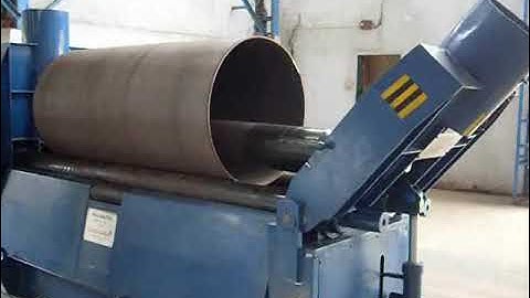 ELECTRO HYDRAULIC OPERATED - 3 ROLL FIXED AXIS PLATE BENDING MACHINE