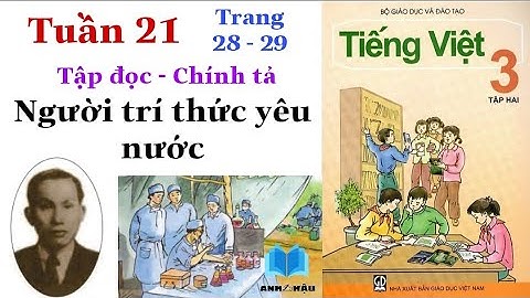 Tiếng Việt Lớp 3 | Tuần 21 | NGƯỜI TRÍ THỨC YÊU NƯỚC | Tập đọc - Chính tả | Tập 2 | Trang 28 - 29