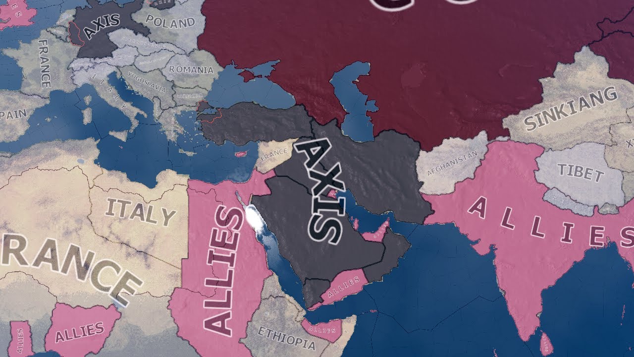 What If The Middle East Was In The Axis? | HOI4 Timelapse
