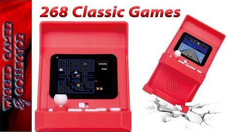 268 Games on this Tiny Candy Cabinet Arcade Machine !!