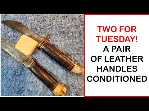 Two For Tuesday:  Reconditioning Leather Handles 