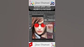 Change eye glass lens color in photoshop #photoshop #shorts