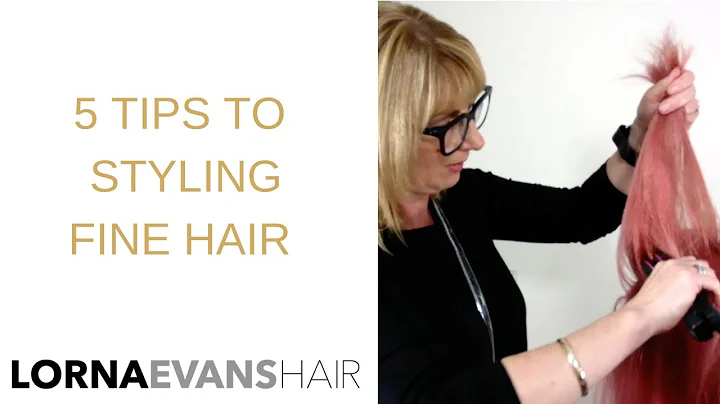 Tips for styling fine hair