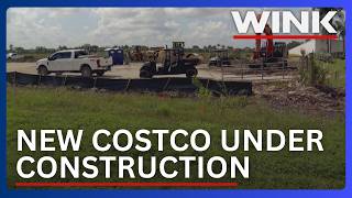 Construction Du Nouveau Costco Près De Colonial Boulevard À Fort Myers