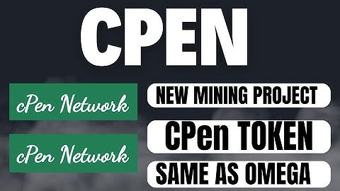 cPen mining.New mining platform.Same as omega network.Pen token free mining.