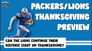 Packers/Lions Thanksgiving Preview: Lions defense talk, Roar of the Week, Predictions #detroitlions