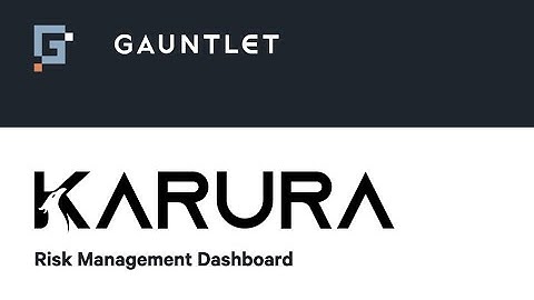 [Demo] Gauntlet Risk Management Dashboard for Karura