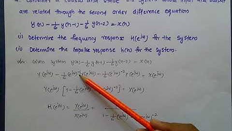 EC202 Signals and Systems_Mod 6_Analysis of DT-LTI System using DTFT_Numerical 1