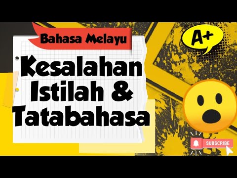 Bahasa Melayu SPM & PT3 - Kesalahan Kata, Istilah dan 