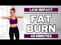 🔥45 MIN LOW IMPACT Full Body Workout🔥BODYWEIGHT🔥All Standing🔥No Jumping🔥No Repeat🔥#homeworkout