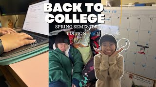 Back To College (spring semester edition)