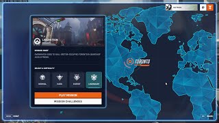 Overwatch 2 - Toronto's Liberation PVE Story Mission. (Legendary difficulty) Hero: Winston