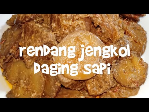 Resep Rendang Jengkol Daging Sapi