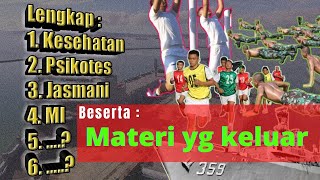 TNI AL TEST SEQUENCE AND MATERIALS - MAXIMUM PREPARATION!!!