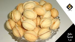 ZOUZA TOUNSIA | PÂTISSERIE TUNISIENNE TRADITIONNELLE | زوزة  تونسية بكراميل منزلي | حلويات تقليدية