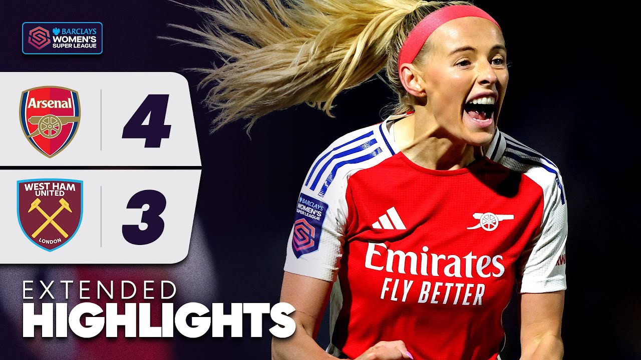 🔥 Расширенный обзор: «Арсенал» — «Вест Хэм Юнайтед» | Barclays WSL 2024-25