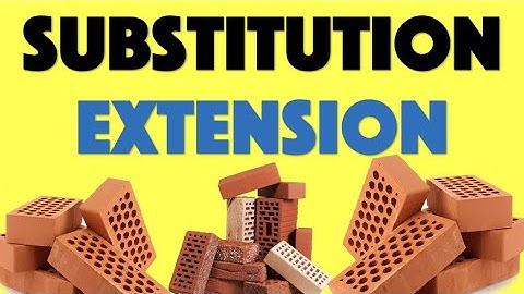 Learning Logic []  12  [] Substitution Extension
