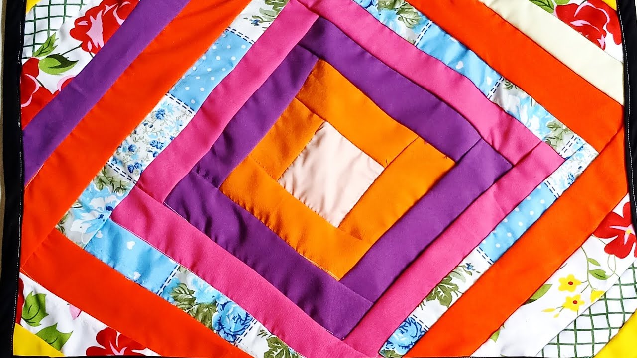 Tapete de tiras #eliminandoretalhos 