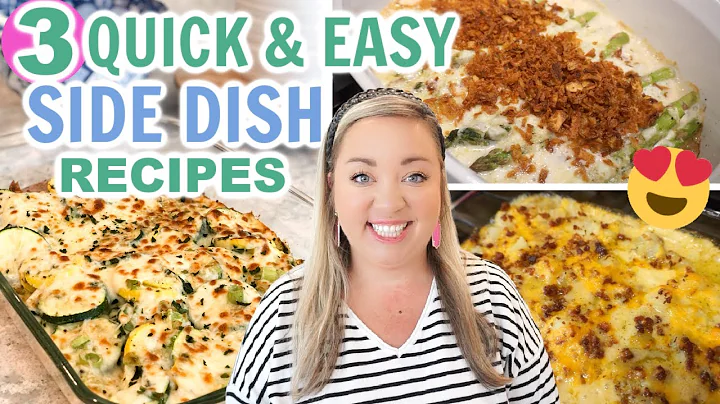 3 EASY SIDE DISH RECIPES FOR SPRING & SUMMER | QUI...