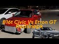 B16t civic vs audi etron gt  redlinepk 