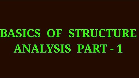 Structure Analysis part-1 ll  What is Hinge Support, Roller support,Fixed Support  &  Pin Joint ?