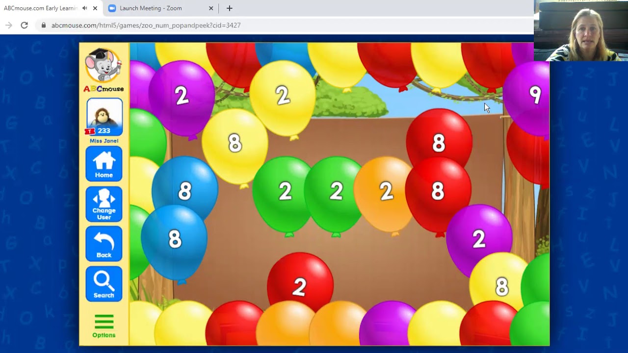 Balloon Pop Math with Miss Janel - YouTube