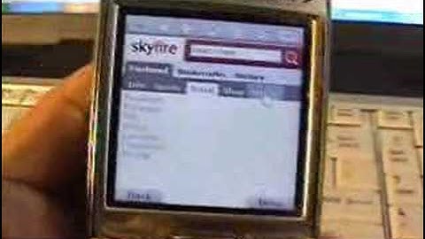 Skyfire Review: Free Mobile Browser for Windows Mobile