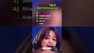 Ranking Top 5  Best Perfomances #shorts #songs