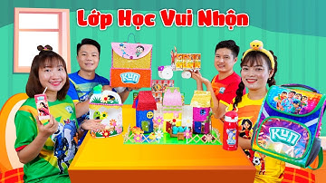 Lớp Học Vui nhộn – Các Sản Phẩm Làm Từ Đồ Tái Chế ❤ BIBI TV ❤