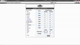 Remote Power Switch - Setting Threshold Values