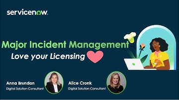 Major Incident Management in ServiceNow