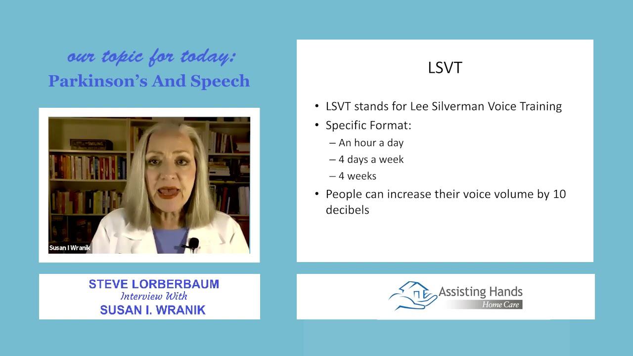 Improving Communication in Patients with Parkinson's Disease YouTube