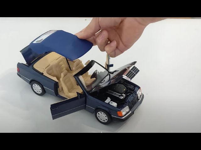 MERCEDES BENZ 300 CE-24 CABRIOLET 1992 METAL SCALE MODEL SCALE 1