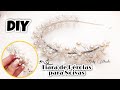Tiara de Pérolas Super Luxuosa Para Noivas e Daminhas / Dica Simples para Iniciantes by Gaby Mendes