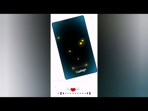 Flying Heart Avee player template black screen | Avee player template green screen | Template