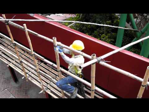 Bamboo Scaffolding 竹の足場 Youtube