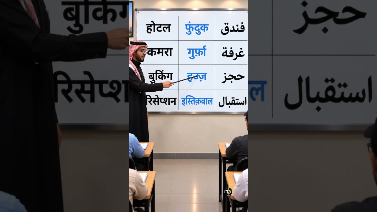 Hotel Arabic Words for Gulf Travelers #shorts