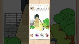 Brain Test 2 : Tricky Stories, Prison Escape Level 20 Answer screenshot 5