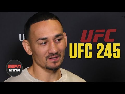 Max Holloway excited to solve Alex Volkanovski | UFC 245 | ESPN MMA