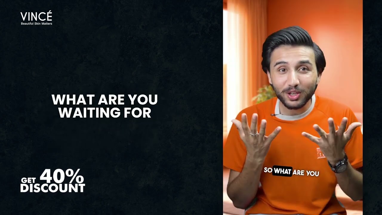 40% Off! Vince Men Scrub Face Wash for Deep Clean & Oil Control