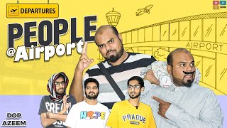 People at Airport | Hyderabadi Comedy | Deccan Drollz